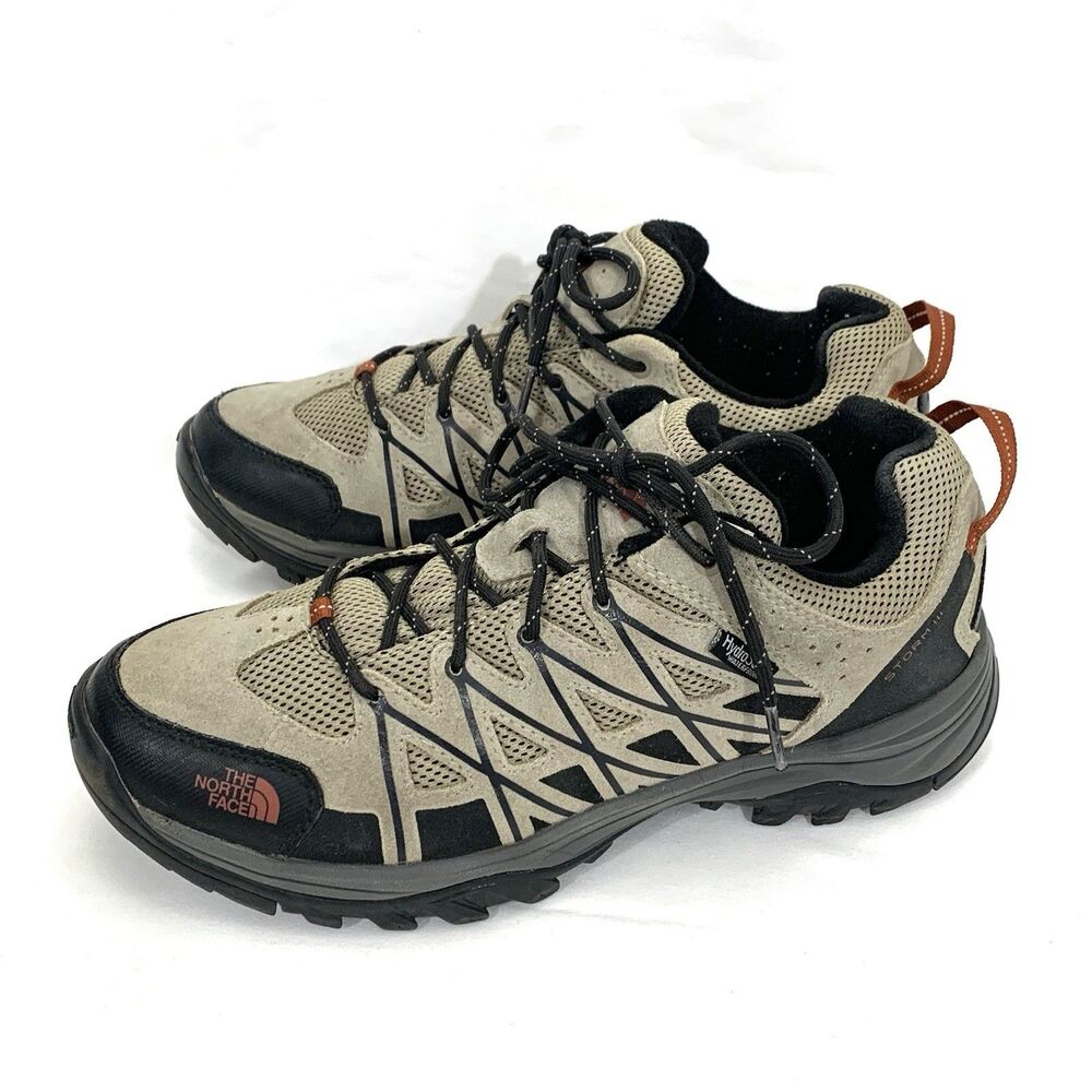 Men’s The North Face Storm III Leather Waterproof Hiking Shoes HydroSeal Sz 8.5